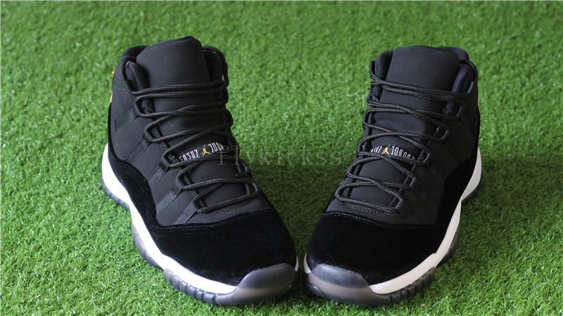 Authentic Air Jordan 11 Velvet Black